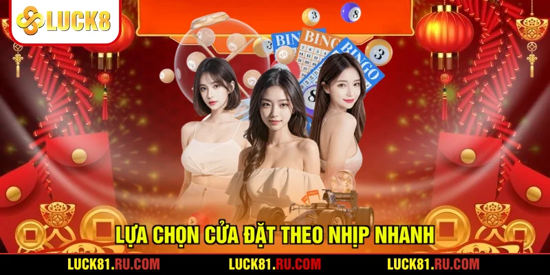 Lựa chọn cửa đặt theo nhịp nhanh